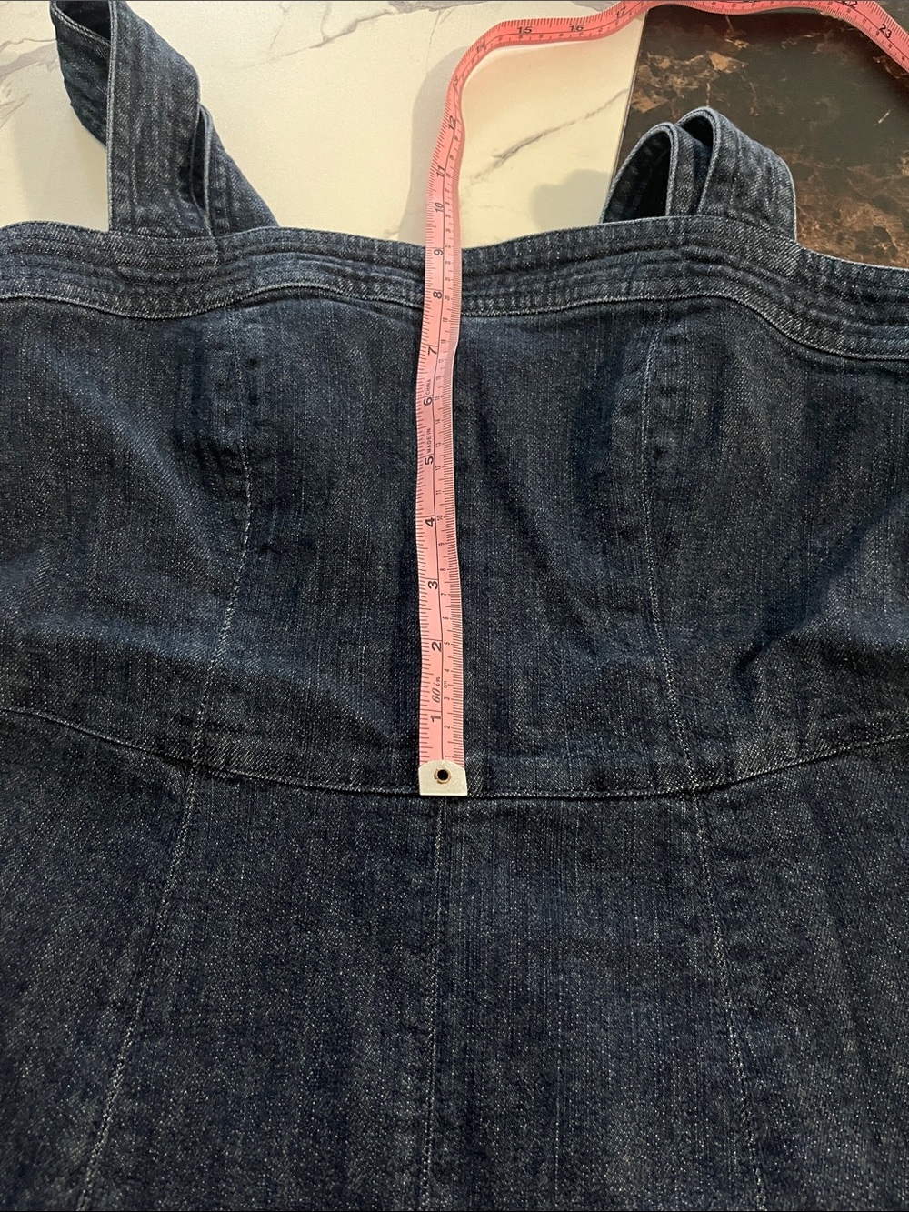 Steve Madden Dark Blue Denim Maxi Dress - Picture 9 of 11